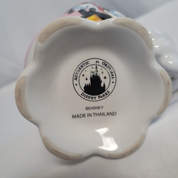 Disney Parks Minnie Mouse 3D Coffee Mug Ruffled Base Gloved Handle - Picture 3 of 9